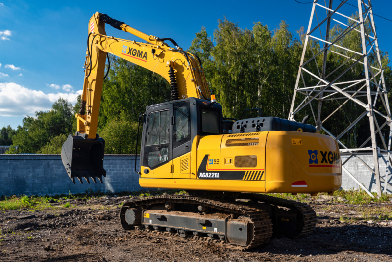 Гусеничный экскаватор XG822EL (Габарит, гидролиния для гидромолота, БРС) HV Market
