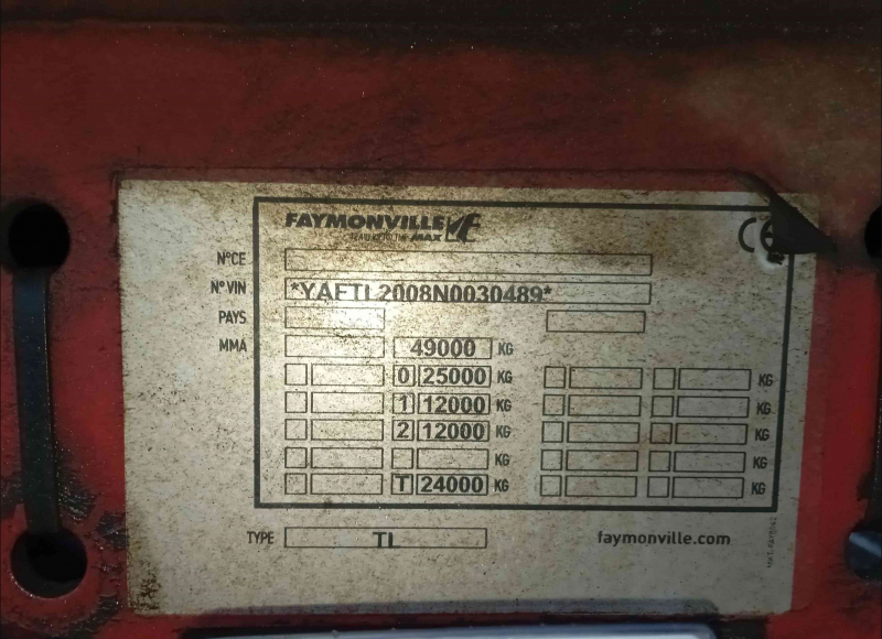 Специализированный, полуприцеп-тяжеловоз FAYMONVILLE MEGAMAX; YAFTL2008N0030489 HV Market