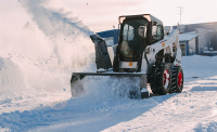 Шнекороторный снегоочиститель Impulse SR1850 на мини-погрузчик Cat HV Market