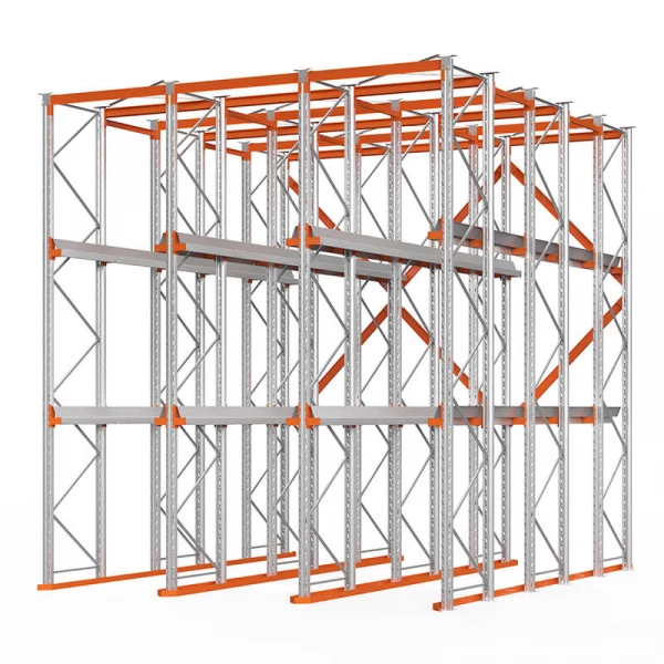 Стеллаж набивной паллетный (6000х4540х6000 мм), 3 линии, 3 яруса HV Market