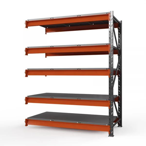 Секция приставная стеллажа металлического ОПТИМА, 2500х1250х785 мм. Полки: 5 шт. метал.