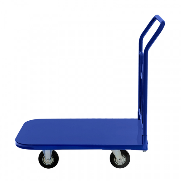 Тележка платформенная ТПТ (г/п 500 кг, 800x500 мм, колеса черная резина 200 мм)