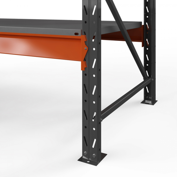 Стеллаж металлический ОПТИМА, 3000х1530х785 мм. Полки: 3 шт. метал.