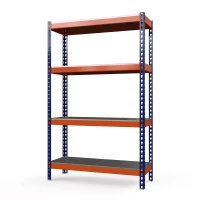 Стеллаж Профи Т (2000/1540/1005), 4 яруса металл оц., с усилителем HV Market