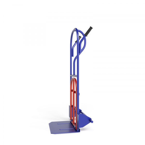 Тележка грузовая двухколесная с откидной полкой КГ 250 П г/п 250 кг. без колес