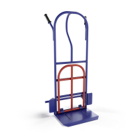 Тележка грузовая двухколесная с откидной полкой КГ 250 П г/п 250 кг. без колес HV Market