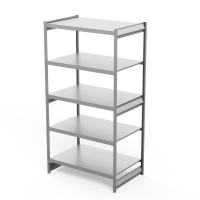 Стеллаж грузовой СГ Ультра (2000х1500х500 мм) 5 ярусов, цинк (СГУ 2015055) HV Market