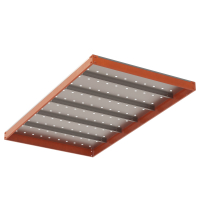 Ярус стеллажа Профи Т, металлический перфорированный настил (1845х455 мм) HV Market