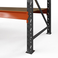 Стеллаж металлический ОПТИМА, 3000х1250х785 мм. Полки: 4 шт. фанера HV Market