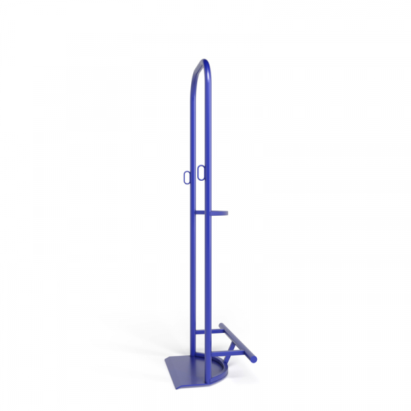 Тележка для перевозки одного пропанового баллона ПР 1 г/п 100 кг. без колес