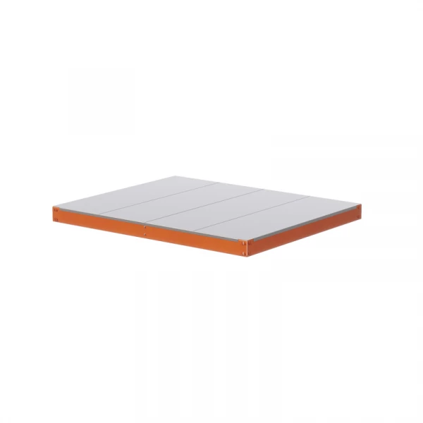 Ярус стеллажа Профи Т, металлический сплошной настил с усилением (1240Х1005 мм)