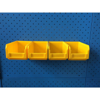 Органайзер настенный V-2-650 желтый (4 ящика V-2) HV Market