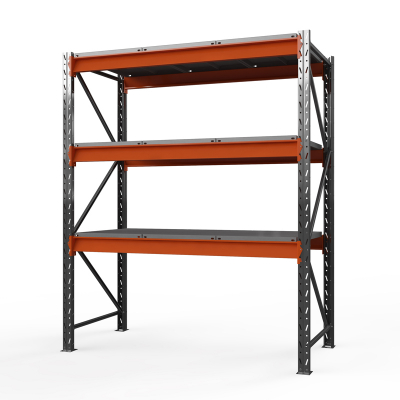 Стеллаж металлический ОПТИМА, 3500х1250х785 мм. Полки: 3 шт. метал.
