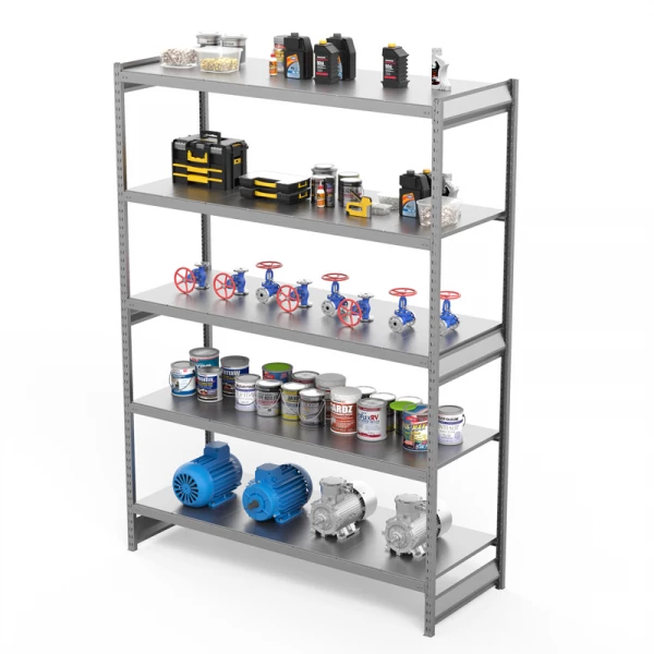 Стеллаж грузовой СГ Ультра (3000х1800х800) 5 ярусов, цинк