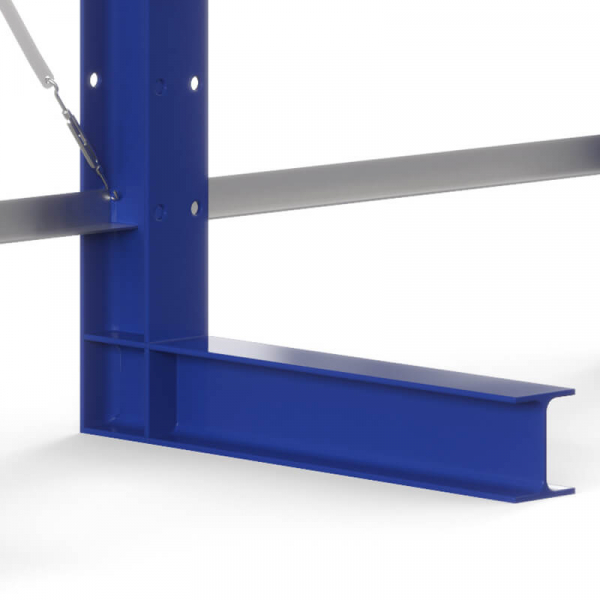 Дополнительная секция стеллажа консольного 1-стороннего 2000х720х1064 HV Market