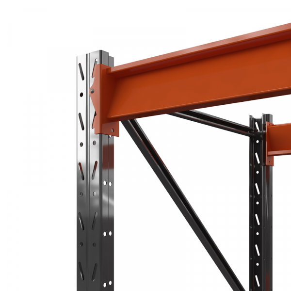 Стеллаж металлический ОПТИМА, 4000х1250х785 мм. Полки: 6 шт. без настила