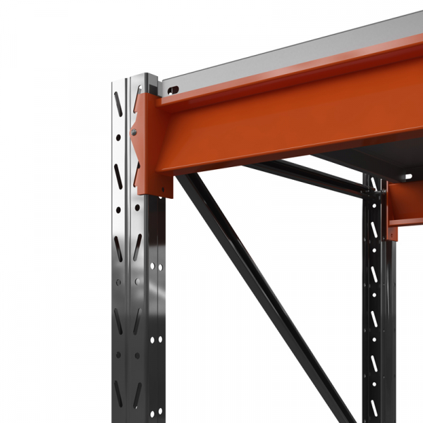 Стеллаж металлический ОПТИМА, 2000х1530х785 мм. Полки: 3 шт. метал.