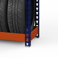 Стеллаж Профи Т (2000/1240/500), 3 яруса без настила HV Market