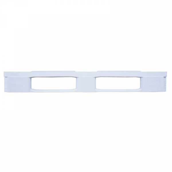 Поддон пластиковый IR 1208-3R-G (5000 кг, 1200х800х160 мм, сплошной, гигиенический, на 3-х полозьях, серый) HV Market