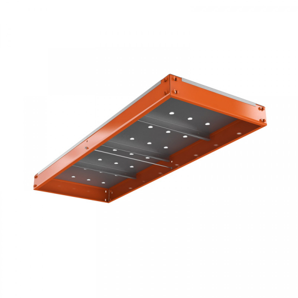 Ярус стеллажа Профи Т, металлический перфорированный настил с усилением (1240х770 мм)