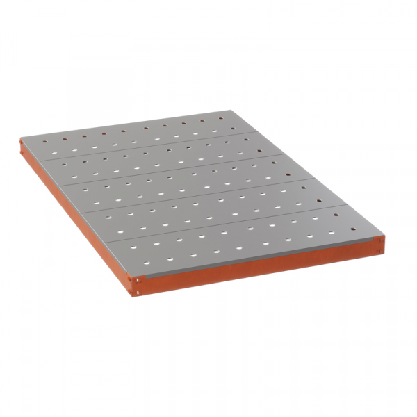 Ярус стеллажа Профи Т, металлический перфорированный настил (1540х455 мм) HV Market