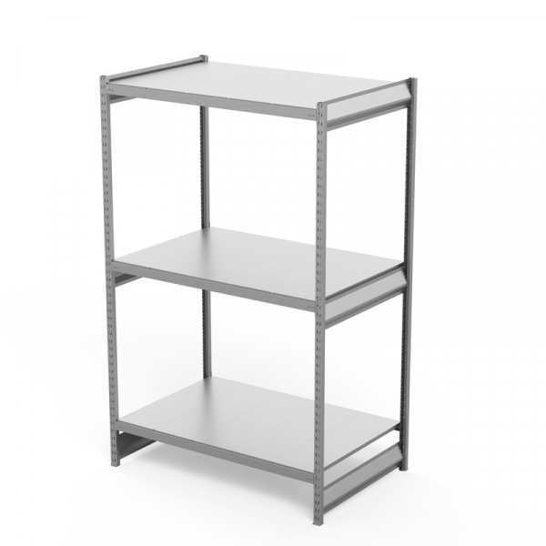 Стеллаж грузовой СГ Ультра (2500х1500х600) 3 яруса, цинк HV Market