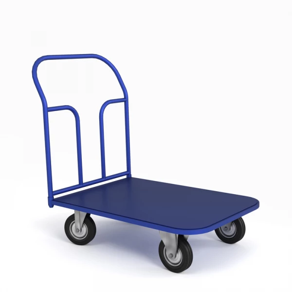 Тележка платформенная ТП 1 (500х800) г/п 450 кг.160 черная резина HV Market