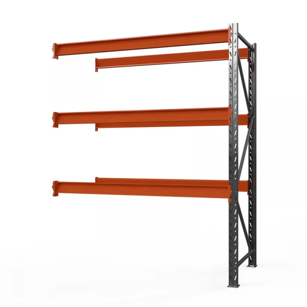 Секция приставная стеллажа металлического ОПТИМА, 3000х2500х785 мм. Полки: 3 шт. без настила