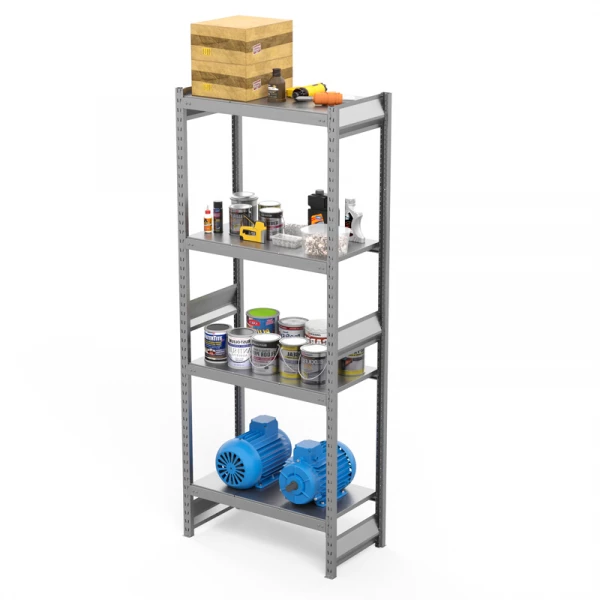 Стеллаж грузовой СГ Ультра (2500х900х500 мм) 4 яруса, цинк (СГУ 2509054) HV Market