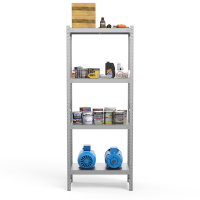 Стеллаж грузовой СГ Ультра (2500х900х500 мм) 4 яруса, цинк (СГУ 2509054) HV Market