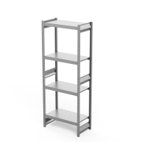 Стеллаж грузовой СГ Ультра (2500х900х500 мм) 4 яруса, цинк (СГУ 2509054) HV Market