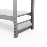 Стеллаж грузовой СГ Ультра (2500х900х500 мм) 4 яруса, цинк (СГУ 2509054) HV Market