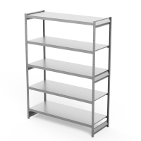 Стеллаж грузовой СГ Ультра (2500х2100х500) 5 ярусов, цинк HV Market