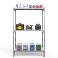 Стеллаж грузовой СГ Ультра (2000х1200х800) 3 яруса, цинк HV Market