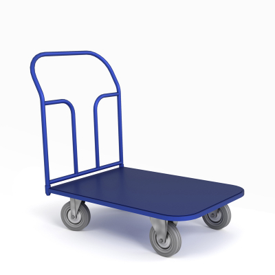 Тележка платформенная ТП 1 (500х800) г/п 550 кг. 200 серая резина HV Market