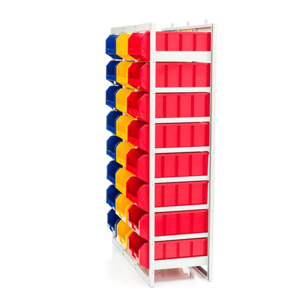 Стеллаж с направляющими стационарный CP-4 (1 основная +2 дополнительные) HV Market