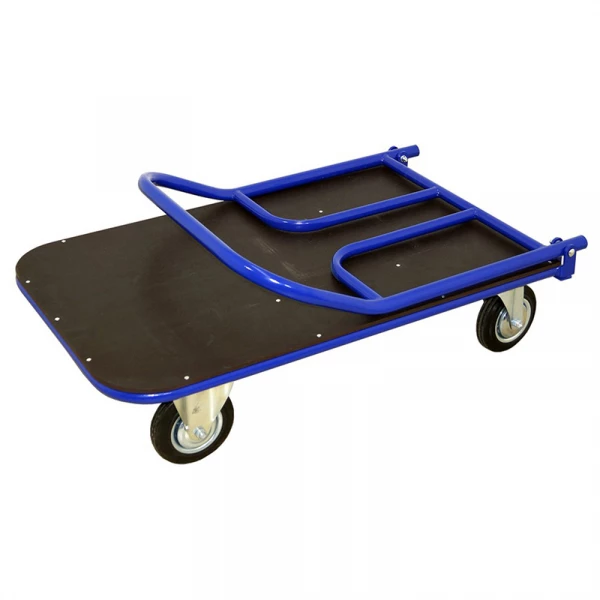 Тележка платформенная со складной ручкой ТПСР 2 ФЛ (600х900) г/п 500 кг.200 черная резина