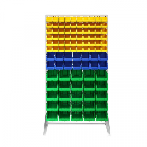 Стойка 1150х2000 односторонняя В1-06-02-05  (желтый/синий/зеленый) HV Market