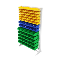 Стойка 1150х2000 односторонняя В1-06-02-05  (желтый/синий/зеленый) HV Market