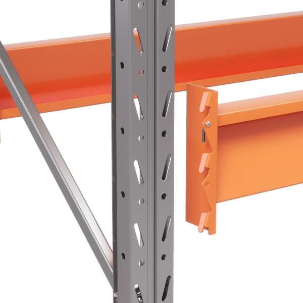 Секция приставная стеллажа металлического паллетного 4500х1800х1100 мм (85.1.5). Ярусы: пол+3 HV Market