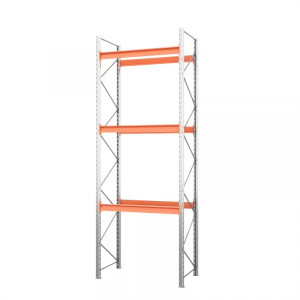 Стеллаж металлический паллетный 4500х1800х1100 мм (85.1.5). Ярусы: пол+3 HV Market