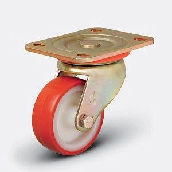 Колесо большегрузное полиуретановое ED01 ZBP ⌀ 125 поворотное HV Market