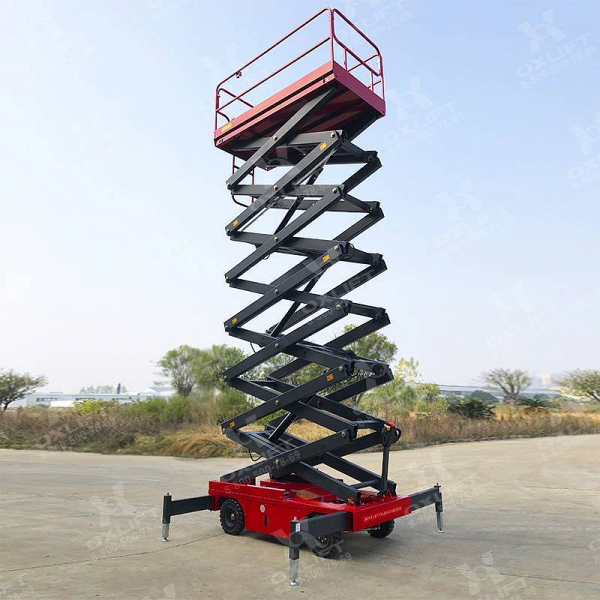 Самоходный подъёмник ножничного типа QZ-050-140 OXLIFT 14000 мм 500 кг