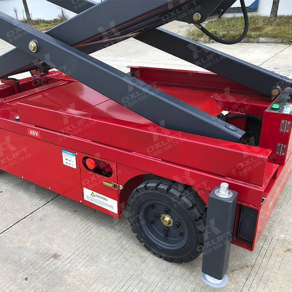 Самоходный подъёмник ножничного типа QZ-050-140 OXLIFT 14000 мм 500 кг