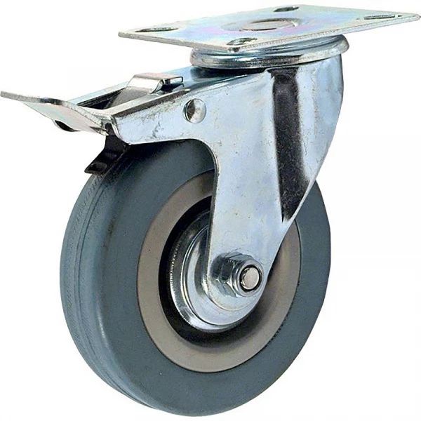 Колесо поворотное аппаратное SCgb 55 с тормозом