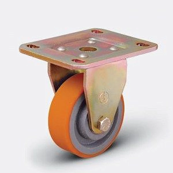 Колесо большегрузное полиуретановое неповоротное ED02 VBP ⌀ 80