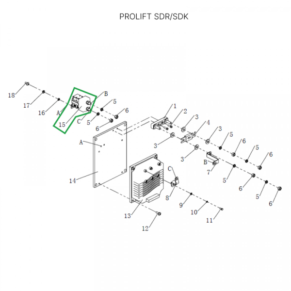 Контактор питания контроллера для штабелеров SDR/SDK 1,5-1,6 т, для тележек SK20 HV Market