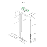 Пружина рычага управления режимом работы для гидравлических тележек AC25 HV Market