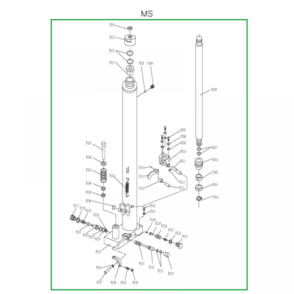 Гидроузел в сборе для MS1016 HV Market
